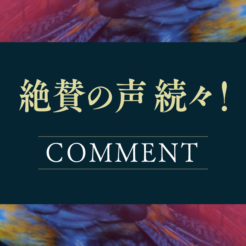 絶賛の声続々！コメントページへ
